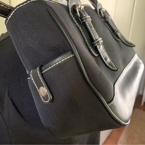 Black doctor satchel bag